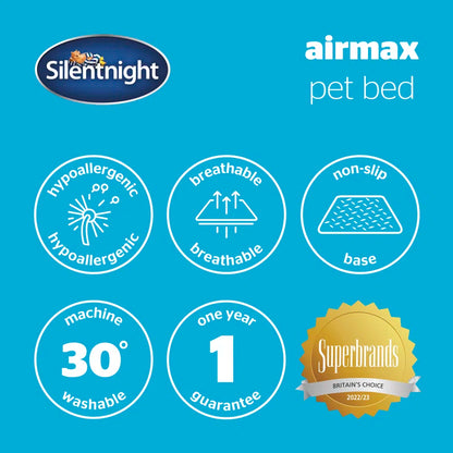 Airmax Breathable Pet Bed with Reversible Cushion