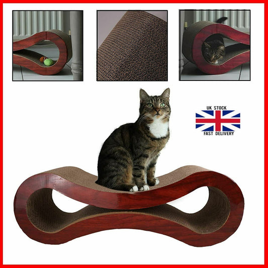 Cat Scratching Post Lounge Bed, Cat Scratcher Cardboard Board Pads