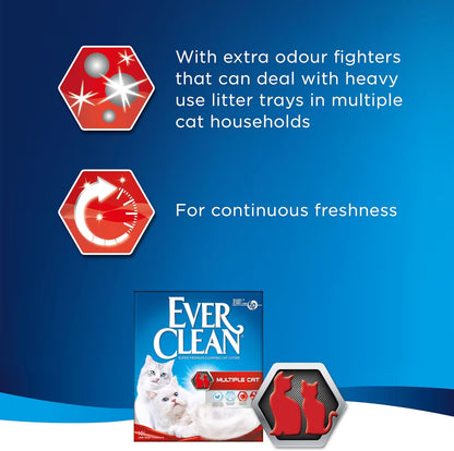 Ever Clean Extra Strong Scented Natural Clumping Cat Litter 