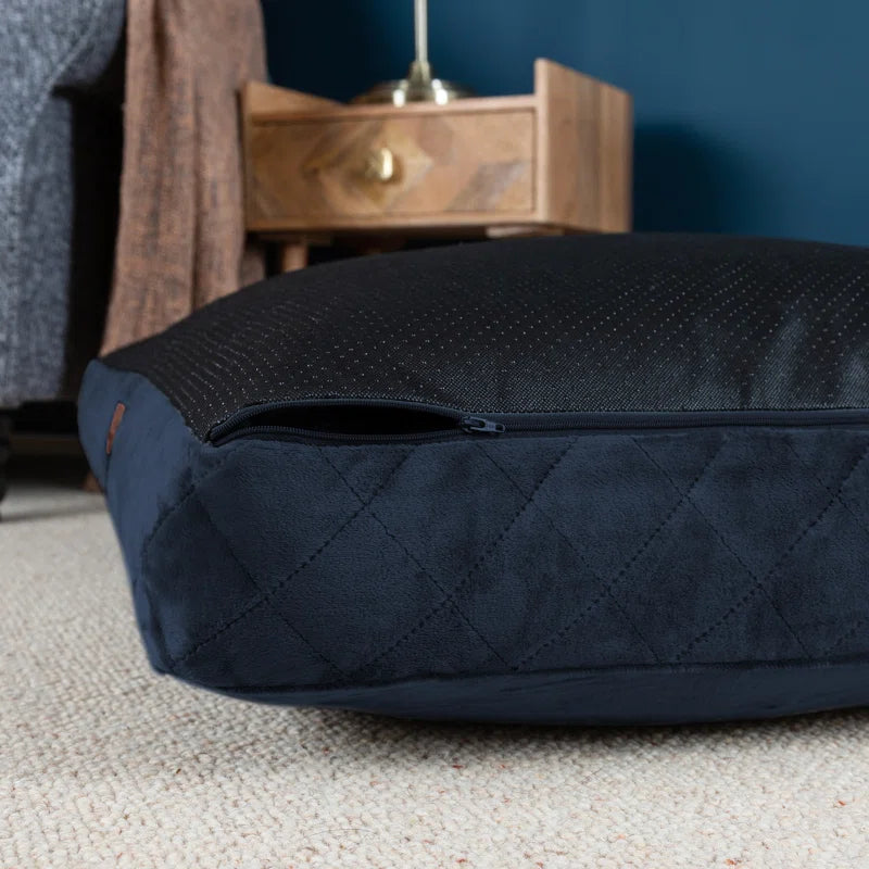 Paws for Slumber Raised Padded Dog Bed