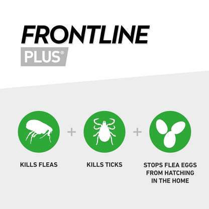 FRONTLINE SPOT on & plus CAT & DOG Flea Lice Tick Treatment Solution Kills Fleas