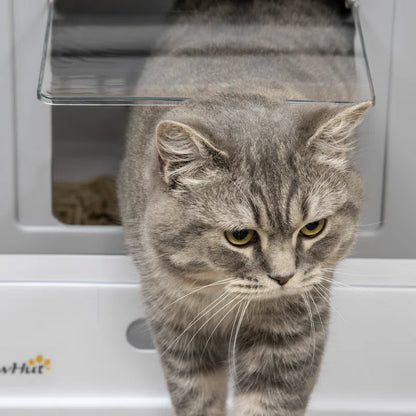 Plastic Litter Box Enclosure with Scoop