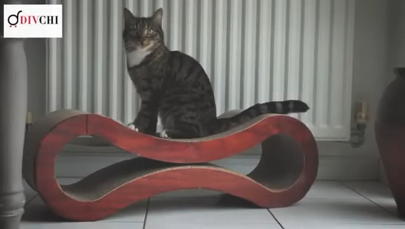 Cat Scratching Post Lounge Bed, Cat Scratcher Cardboard Board Pads