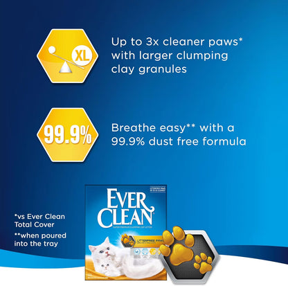 Ever Clean Extra Strong Scented Natural Clumping Cat Litter 